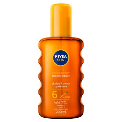 Nivea Sun olejek karotenowy do opalania SPF6 200ml