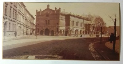 pocztówka Nowa Synagoga ul Miodowa Kraków 1906 SPK