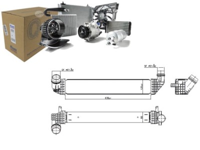 Интеркулер радиатор воздуха впускной renault grand scenic iii фото №1