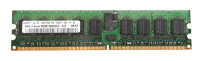 RAM 2GB DDR2 2Rx8 PC2-5300P ECC M393T5663QZA-CE6 Samsung