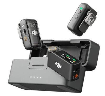 Bezprzewodowy system transmisji audio DJI Mic 2 (2 TX 1 RX etui ładujące)