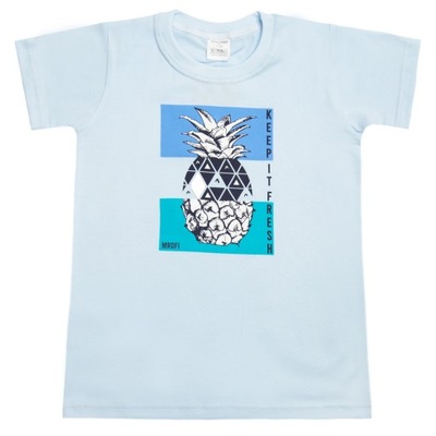 T-SHIRT dziecięcy dla chłopca koszulka ANANAS 92