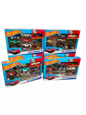 HOT WHEELS 10PAK AUTKA ZESTAW POJAZDÓW 10SZT