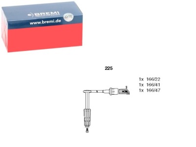 Дроти запалювання mercedes m104 bremi фото №1