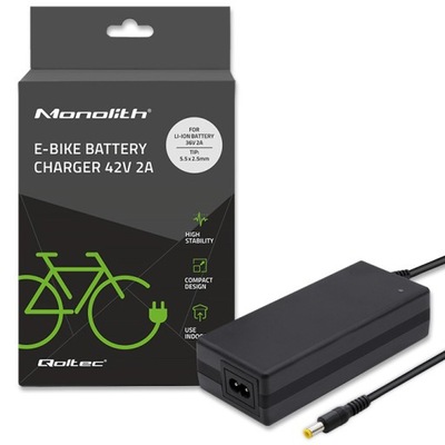 Ładowarka 42V 2A do baterii roweru elektrycznego 36V do e-bike 5.5*2.5 mm