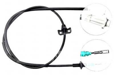 A.b.s. трос тормоза ручного volvo s80 00-06 awd фото №1