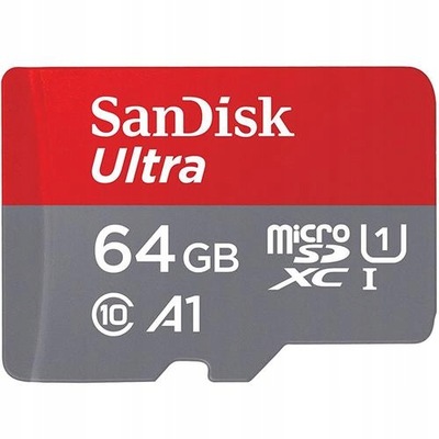 SANDISK 64GB micro SDXC C10 U1 ULTRA 120MB/s A1 SD