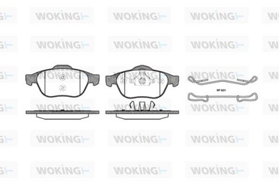 WOKING P943300 КОЛОДКИ ГАЛЬМІВНІ