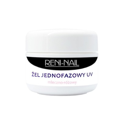 Żel jednofazowy UV (mleczno-różowy) 15g