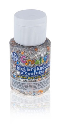 Klej brokatowy Astra 40ml-SREBRNY 332114002