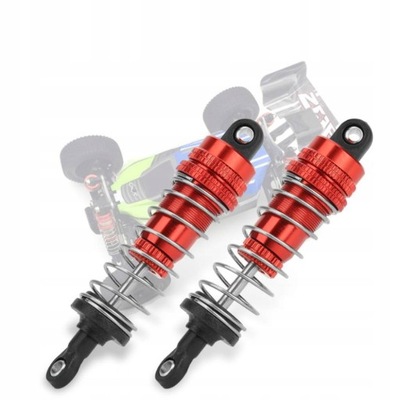 METALOWE AMORTYZATORY AMORTYZATOR RC DO MODELU RC 1/14 WLTOYS 144001 80MM