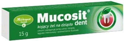 Mucosit Dent, żel do stosowania na dziąsła, 15 g