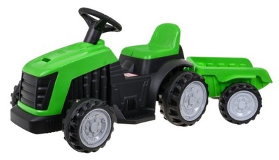 Dla Dzieci Traktor z Przyczepą Zielony