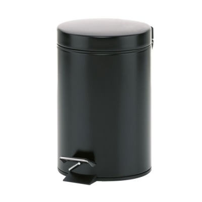 KOSZ NA ŚMIECI 3 L CZARNY MAT KELA MONACO