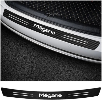 Наклейка пленка защитная бампер renault megane фото №1