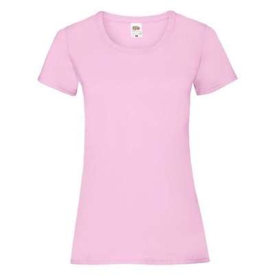 KOSZULKA DAMSKA FRUIT OF THE LOOM T-shirt Pink L