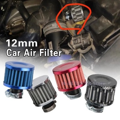 New Universal 12mm Car Air Filter for Motorcycle Cold Air Intake Hig~24864