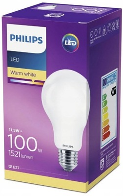 Philips Żarówka Classic 11,5W 100W Led E27 Ciepła