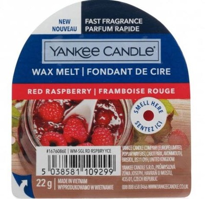 Yankee Candle wosk Red Raspberry maliny