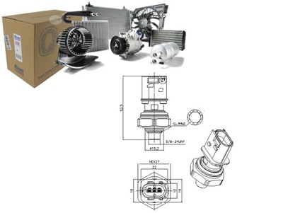 JUNGIKLIS SLĖGINIS KONDICIONAVIMO RVI MAGNUM VOLVO FM D11A-370-DXI13 