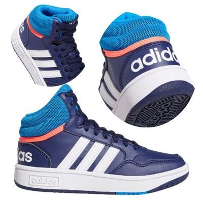 ADIDAS BUTY DZIECIĘCE HOOPS MID MŁODZIEŻOWE SPORTOWE r. 40