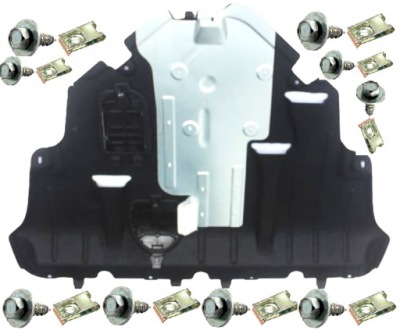 Jeep cherokee kl 2016-2019 защита двигателя клипсы фото №1