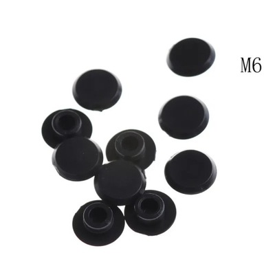 10PCS M5-24 Practical Black Hex Socket Fasteners Screws Covers Caps ~15455 