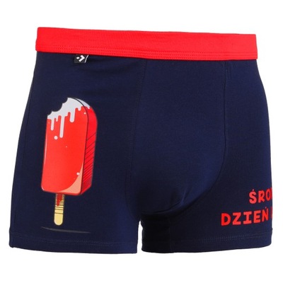 Śmieszne bokserki środa dzień loda, prezent, M