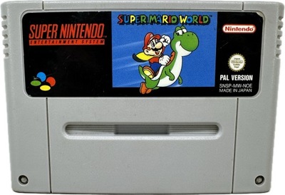 Gra Super Mario World Super Nintendo SNES PAL