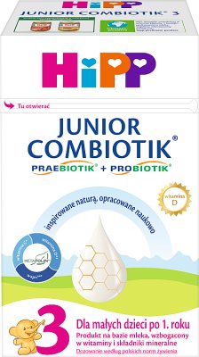 HIPP 3 JUNIOR COMBIOTIK na bazie mleka