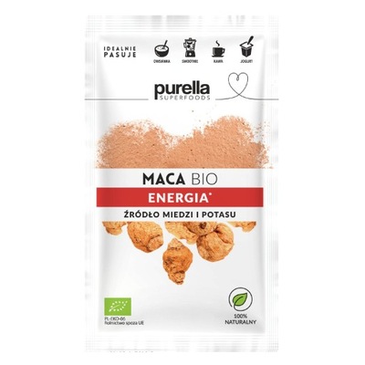 Purella Superfoods Maca Bio Sproszkowana, 28 g