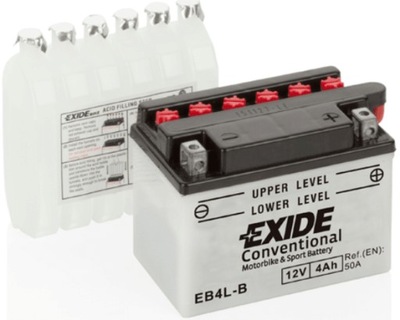 BATERÍA 4AH/60A 12V P+ YB4L-B EB4L-B  