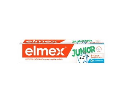 Elmex Junior Pasta do zębów dla dzieci 6-12 50ml