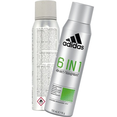 ADIDAS MEN 6w1 dezodorant antyperspirant spray