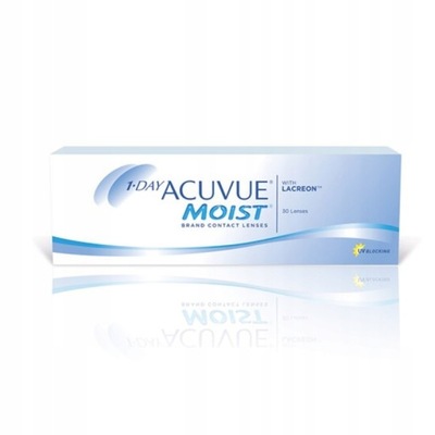 Soczewki 1-DAY ACUVUE MOIST 30 SZT 8.5 moc -4,25