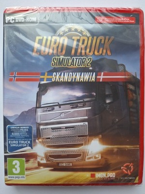 Euro Truck Simulator 2 Skandynawia PL Pc Nowy Folia