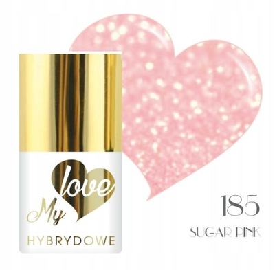 Lakier Hybrydowy MyLove UV/LED 185 Sugar Pink
