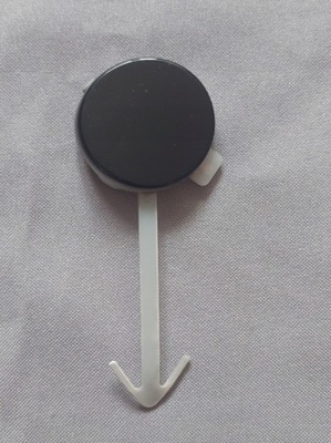 Citroen c3 2004 2008 заглушка фаркоп буксировочный перед 9680073377 czarna фото №1