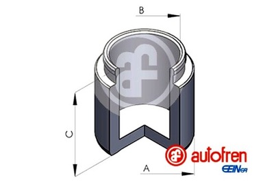 AUTOFREN SEINSA ПОРШЕНЬ СУППОРТА ТОРМОЗНОЙ ПЕРЕД 43MM 49MM LEXUS ES