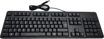 ORYGINALNA PRZEWODOWA KLAWIATURA DELL KB212-B QuietKey na USB NORDIC