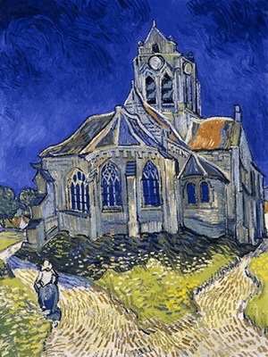 Reprodukcja The Church in Auvers - Gogh 40x30