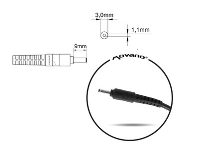 PRZEWÓD KABEL ZASILACZA SAMSUNG 1.1x3.0