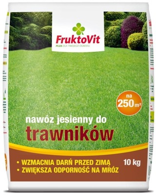Nawóz jesienny do trawników 10kg FruktoVit PLUS