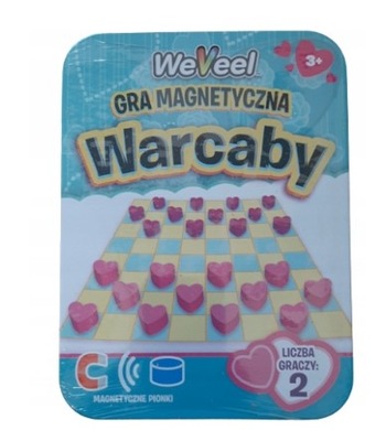 WeVeel Podróżna Gra magnetyczna Warcaby