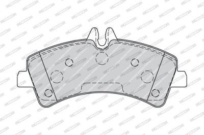 КОЛОДКИ ТОРМОЗНЫЕ ЗАД FERODO FVR1779