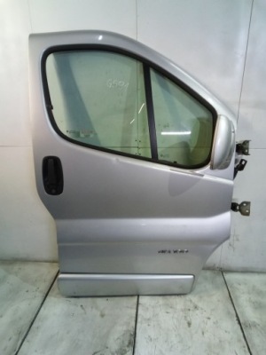 G591 двері правий перед trafic 2 сріблястий фото №1