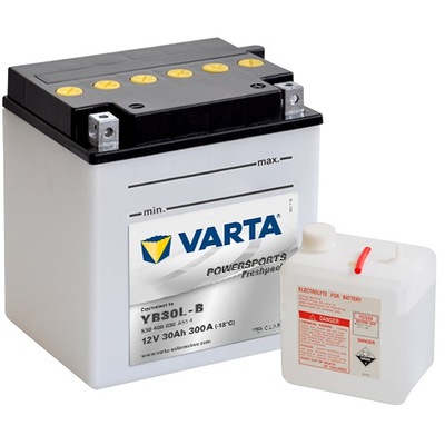 АККУМУЛЯТОР МОТОЦИКЛЕТНЫЙ VARTA YB30L-B 30AH 300A