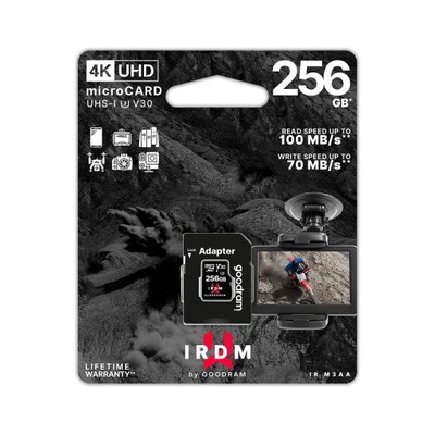 Karta pamięci microSD 256 GB UHS-I U3 z adapterem