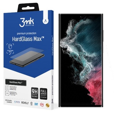 Hardglass Max 3MK do Samsung Galaxy S908 S22 Ultra