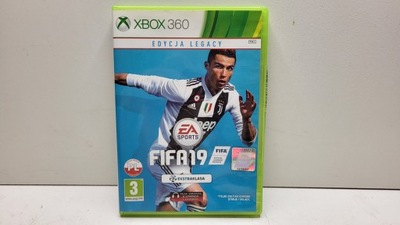 GRA XBOX 360 FIFA 19 EDYCJA LEGACY W PUDEŁKU POLSKA WERSJA GWR